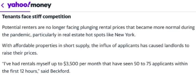 rental application process is brutal per yahoo money