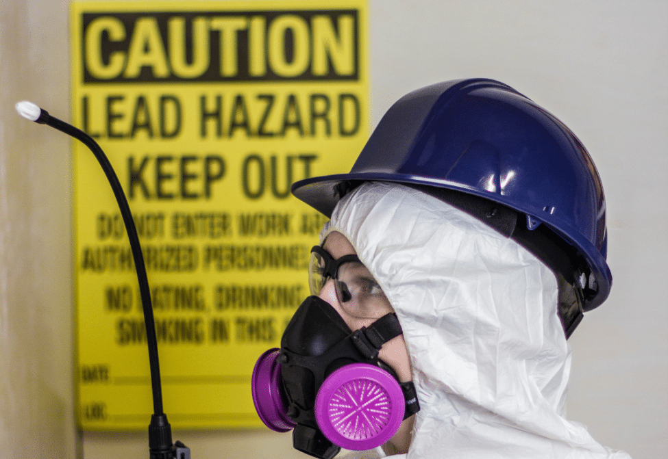 lead paint extraction done by a professional