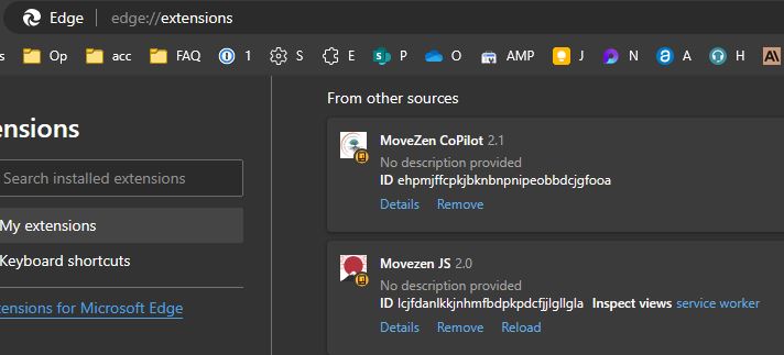 MoveZen Edge Browser Plugins